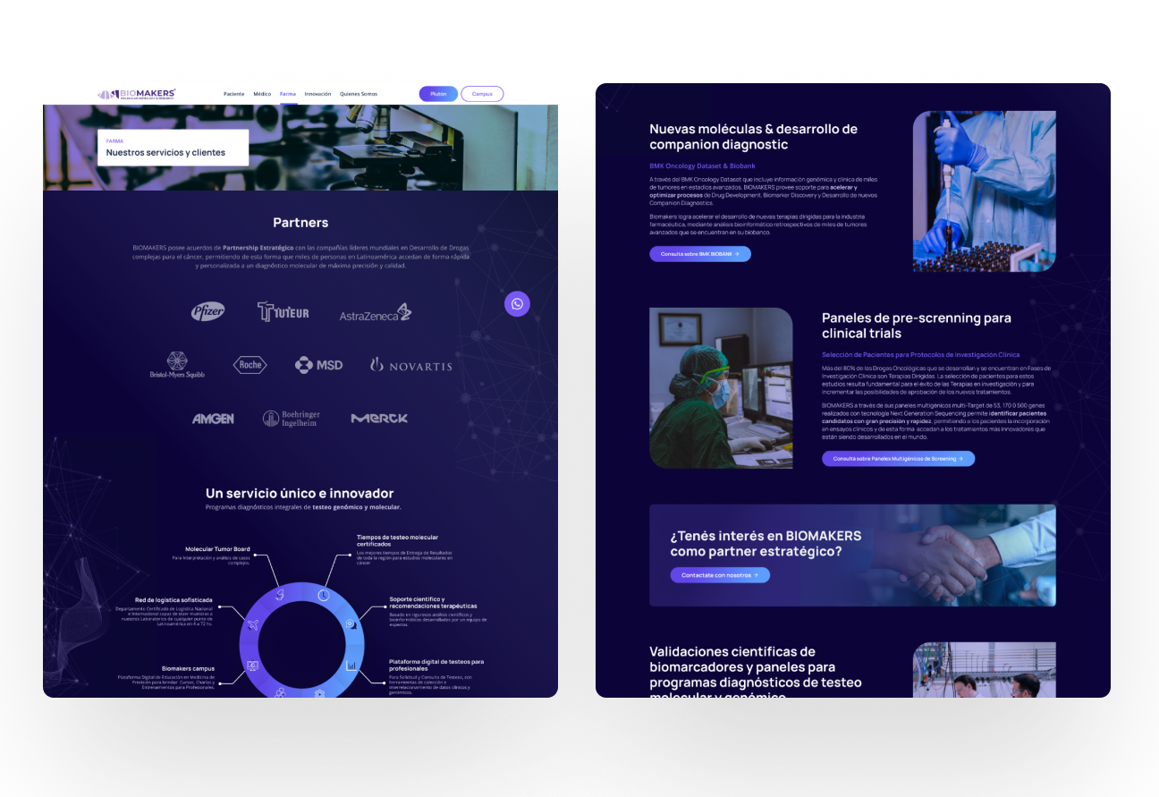 Transforming scientific complexity into approachable healthcare web experiences - Gallery image 2