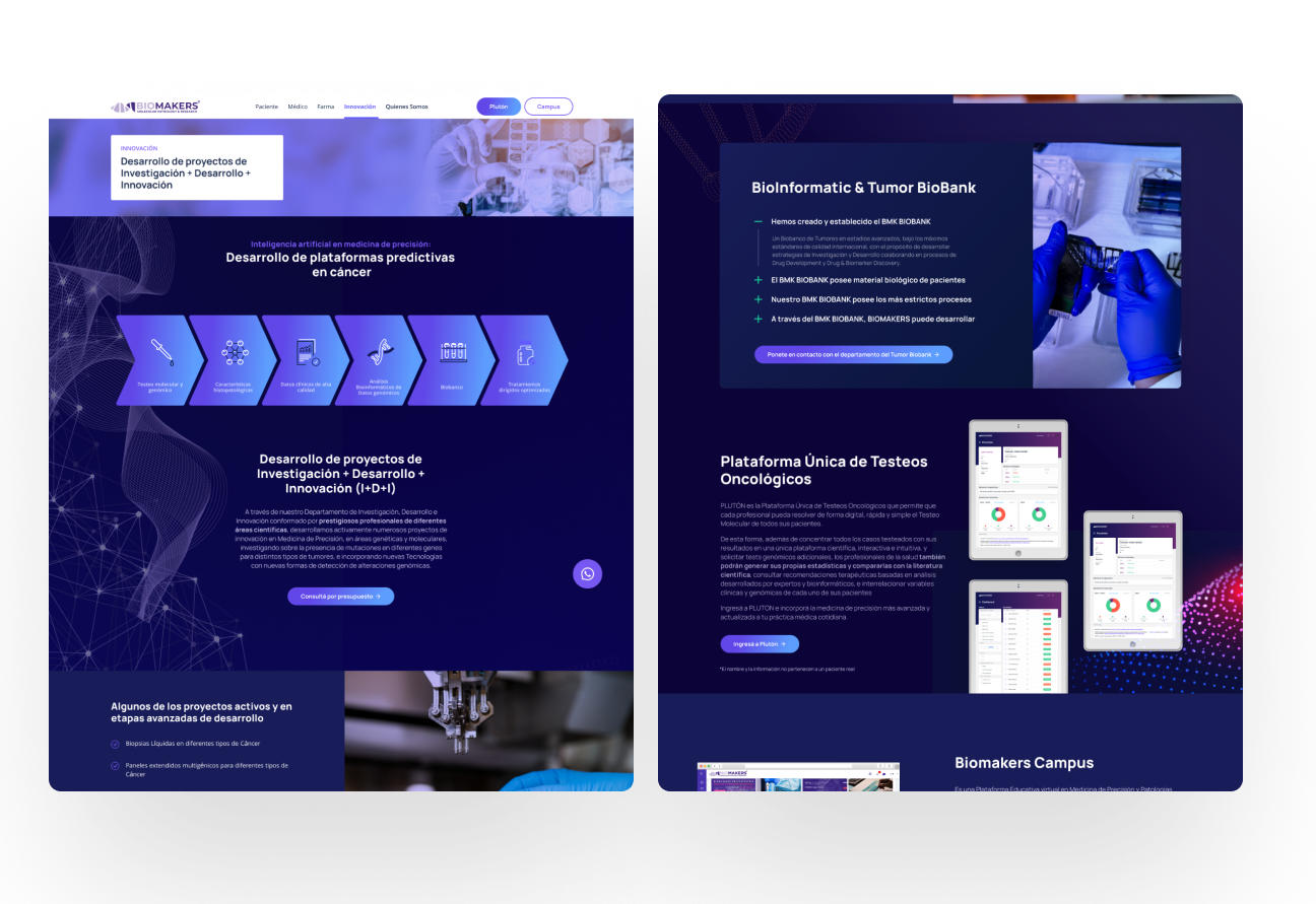 Transforming scientific complexity into approachable healthcare web experiences - Gallery image 3