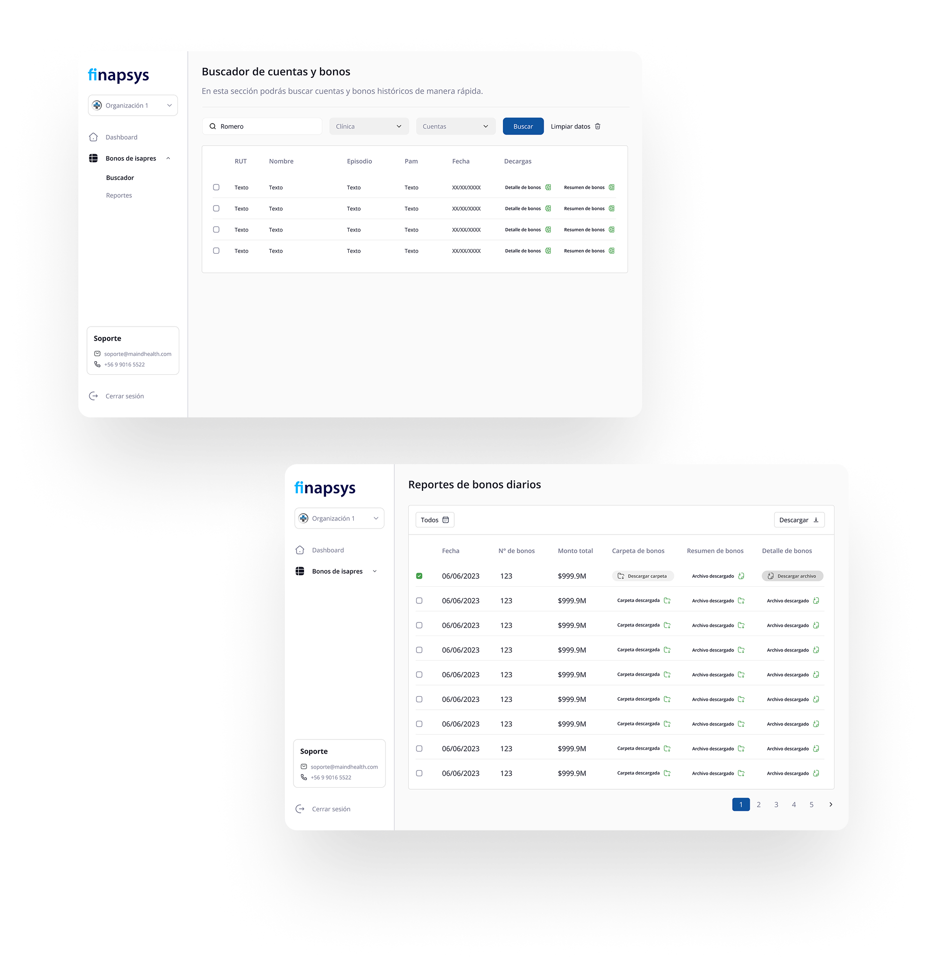Designing the first pieces of a fintech platform for medical billing and reimbursements - Gallery image 1