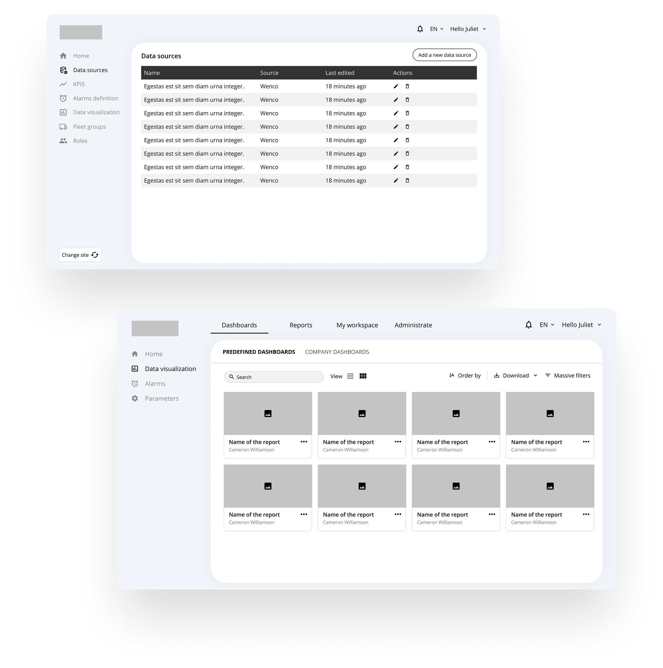 Designing flexible dashboards that help mining teams track their day and spot critical alerts - Gallery image 1
