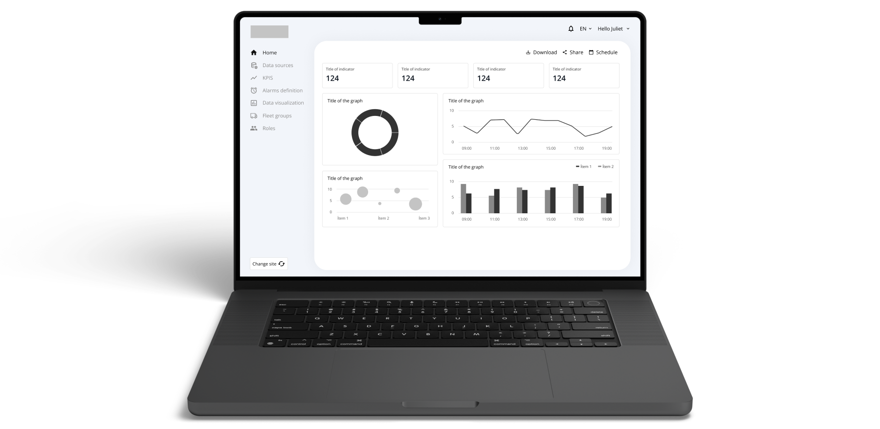 Designing flexible dashboards that help mining teams track their day and spot critical alerts