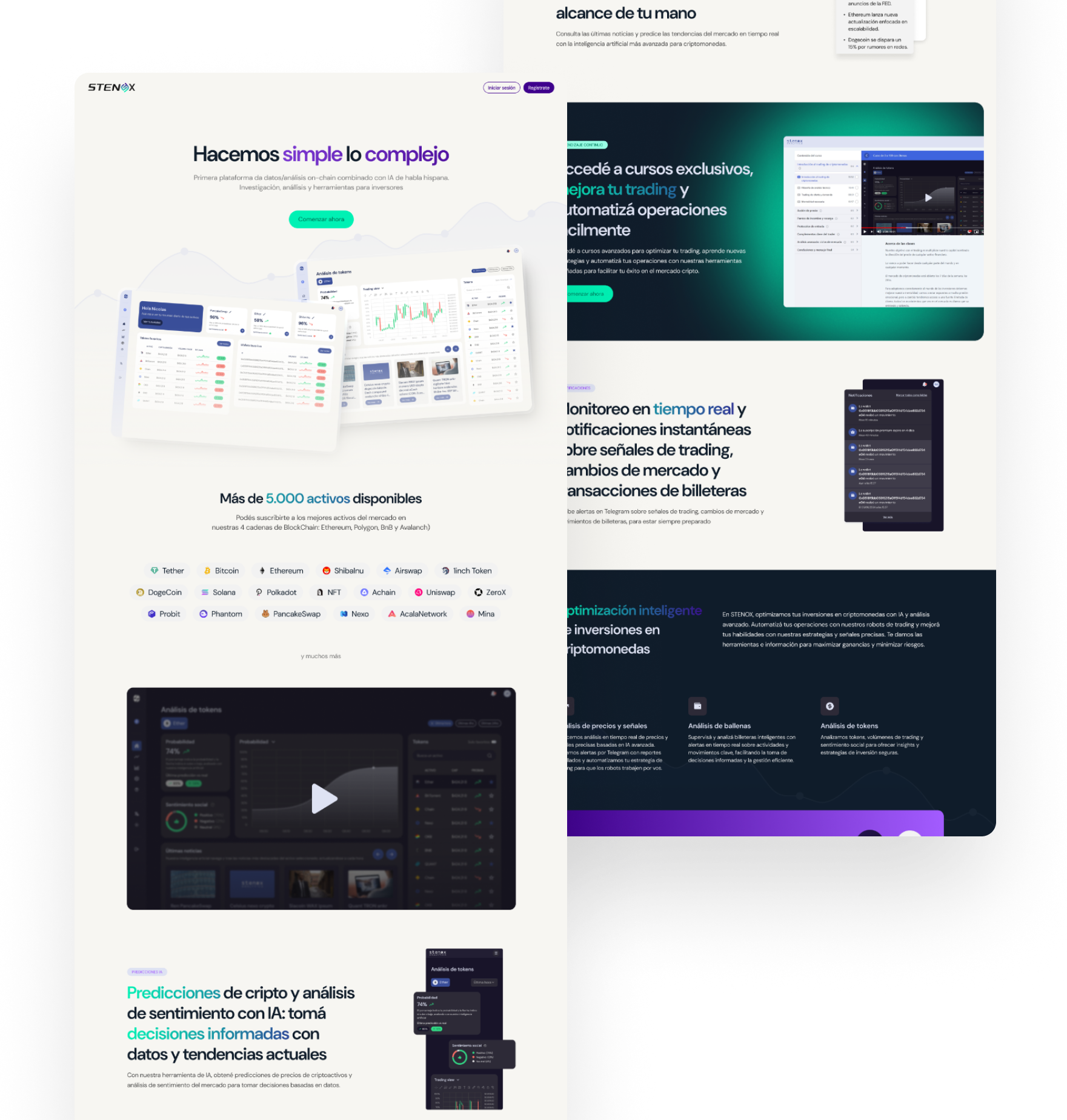 Designing a crypto platform that consolidates news, indicators, and strategies in one place - Gallery image 1