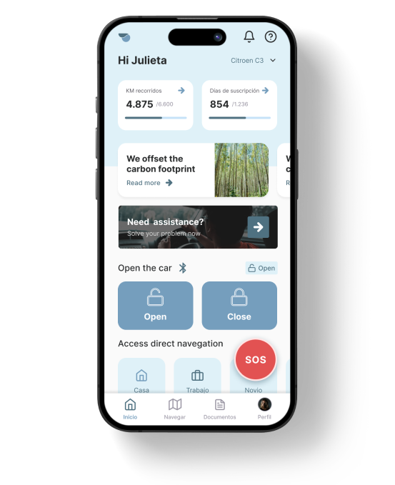 Building a Car as a Service platform from UX foundations to full visual design